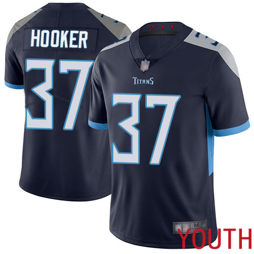 Tennessee Titans Limited Navy Blue Youth Amani Hooker Home Jersey NFL Football #37 Vapor Untouchable